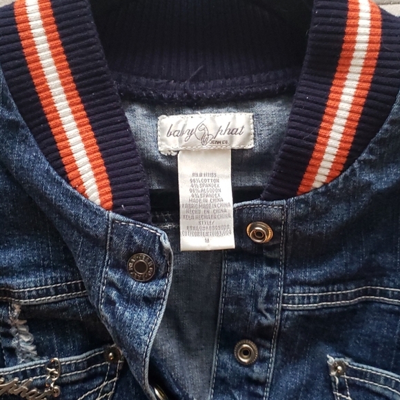 🥀 Vintage Baby Phat Jean bomber jacket - Picture 6 of 7